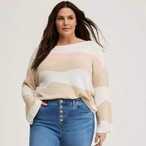 Torrid Boat Neck Pullover‎ Sweater